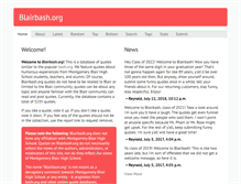 Tablet Screenshot of blairbash.org